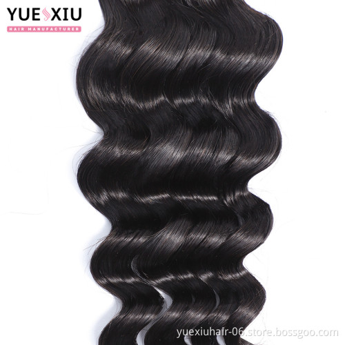 brazilian hair bundles loose deep  raw virgin hair mink brazilian human cuticle aligned hair weave bundle